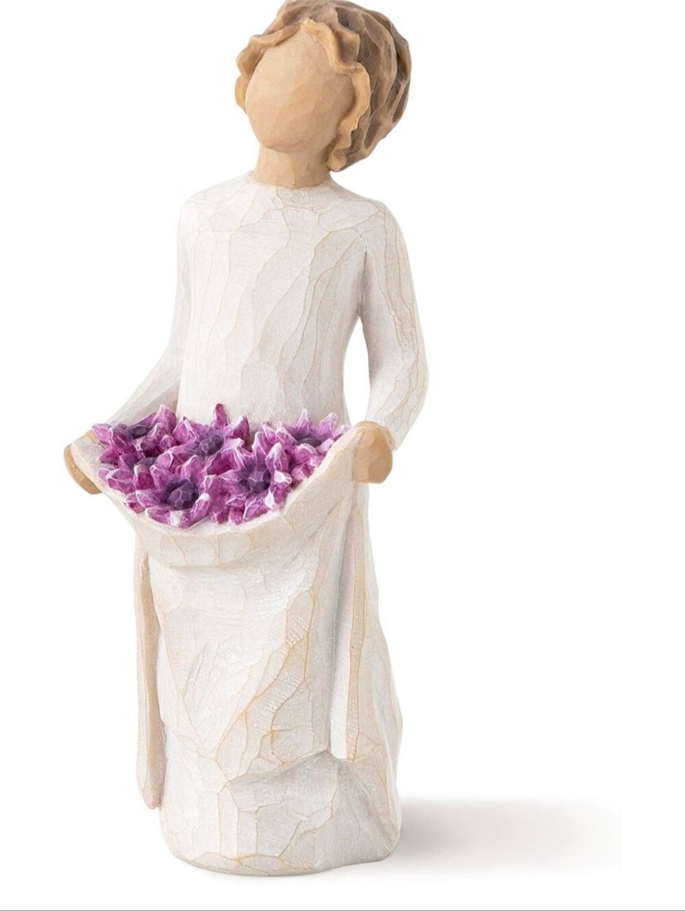 Willow Tree "Simple Joys" Purple Daisies Figurine
